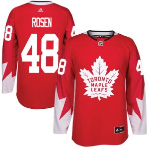 Herren Toronto Maple Leafs Eishockey Trikot Calle Rosen #48 Authentic Rot Alternate